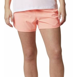 NWT Columbia Women's Tamiami Pull-on Short Pink/Peach Size S Inseam 4" PFG